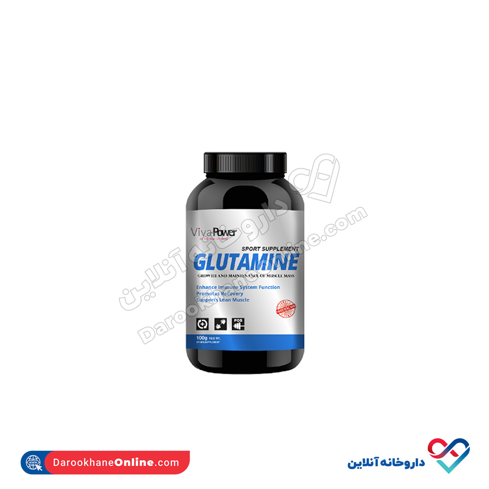 glu.jpg پودر گلوتامین ویوا پاور - Image 1